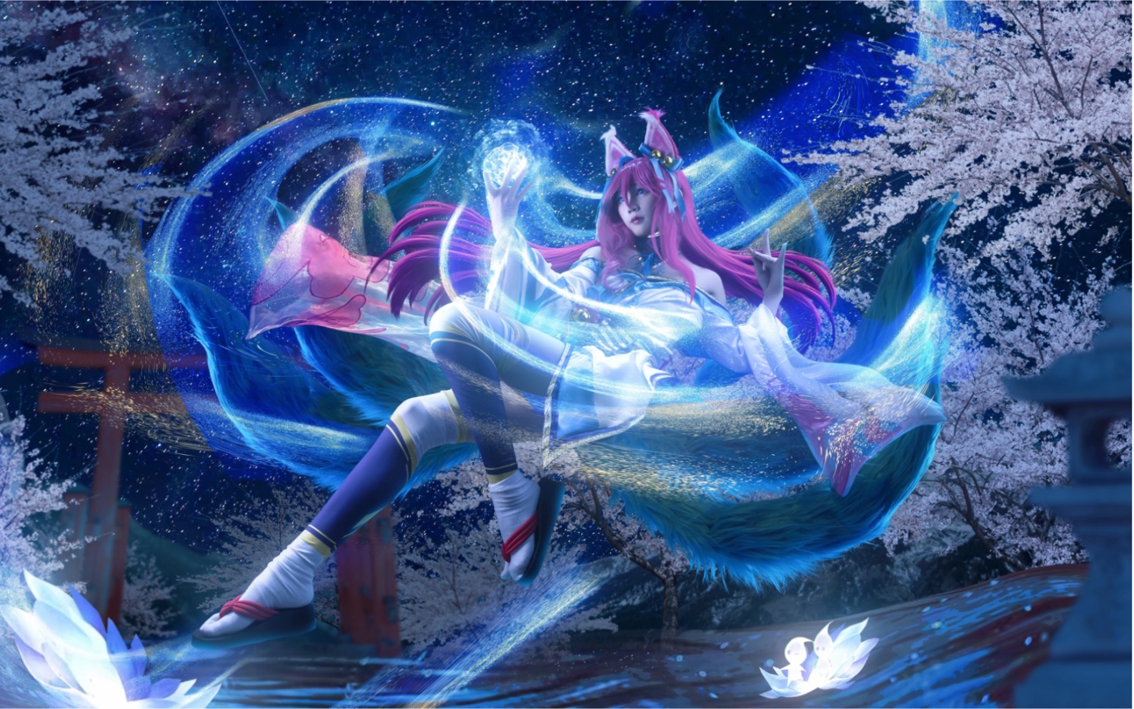 【灵魂莲华阿狸cos】当我在漫展上把场照拍成合成大片?