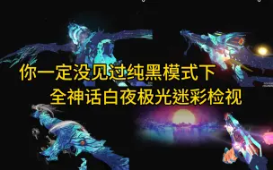 Download Video: 你一定没见过全神话纯黑夜视模式下白夜极光迷彩检视！