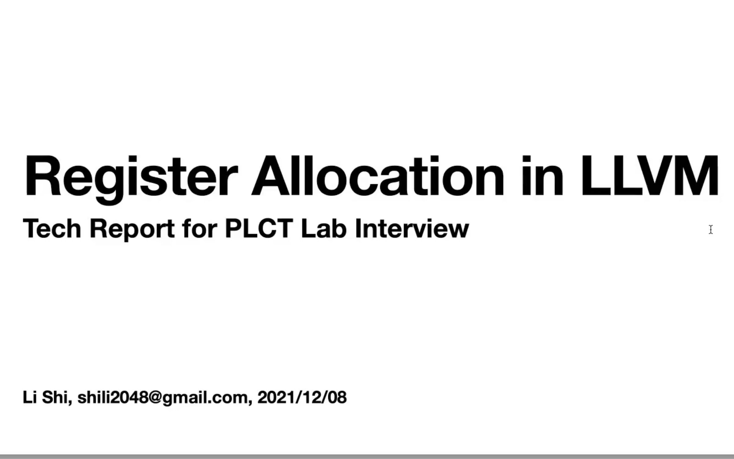 史历  Register Allocation in LLVM  20211208  PLCT Lab哔哩哔哩bilibili