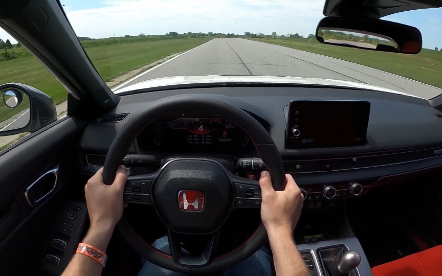 2023款本田思域type r 第一视角试驾