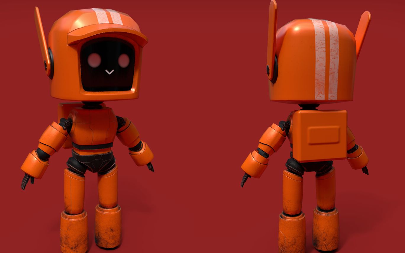 maya制作爱死机机器人全流程,模型到材质一步到位