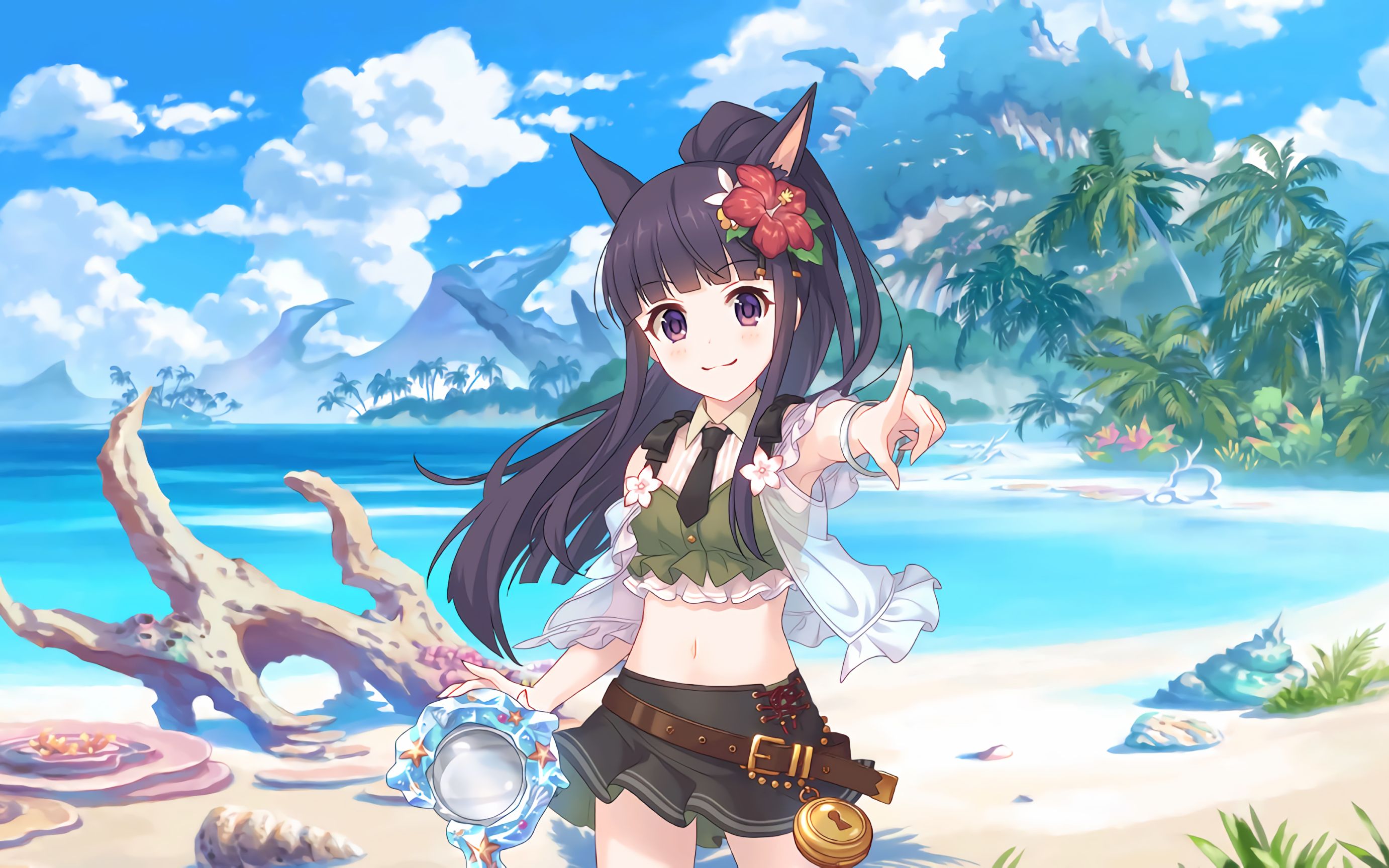 【公主连结】泳装霞 学妹 解放动画 主页面部分对话展示