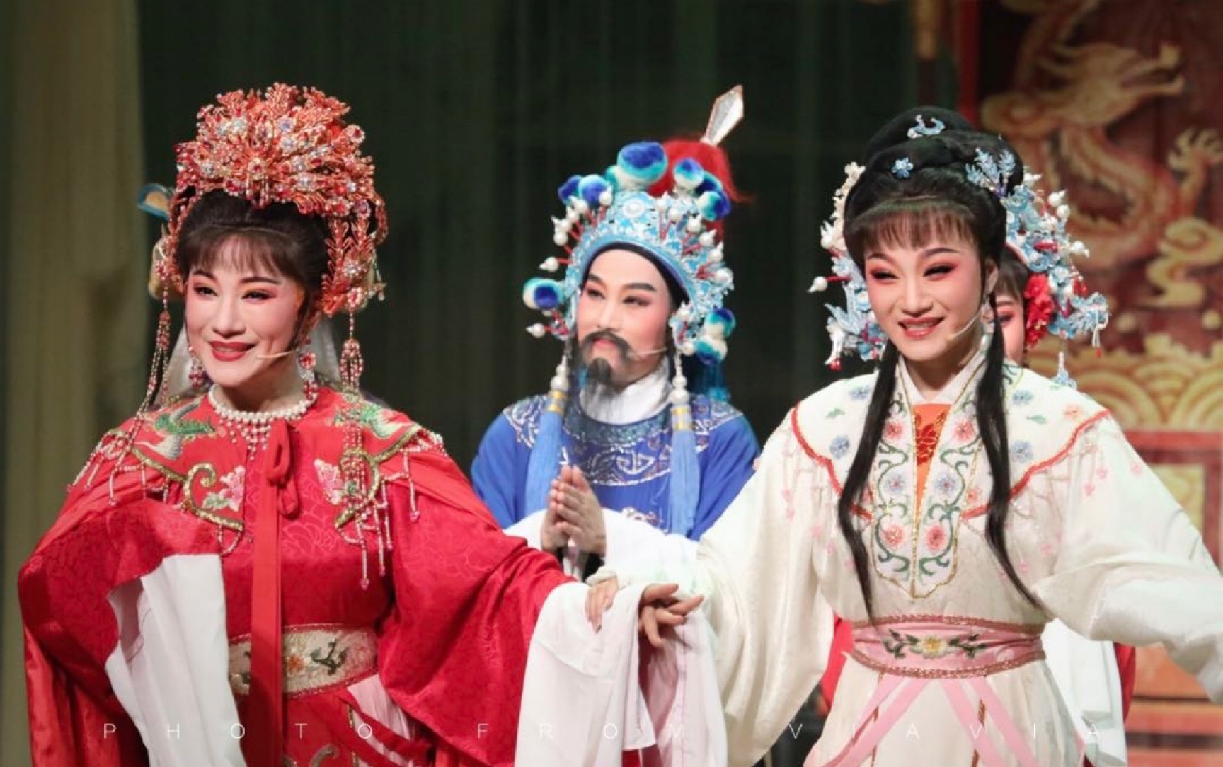 越剧王志萍携弟子余姚越剧团团长叶奇芳师徒版孟丽君游上林