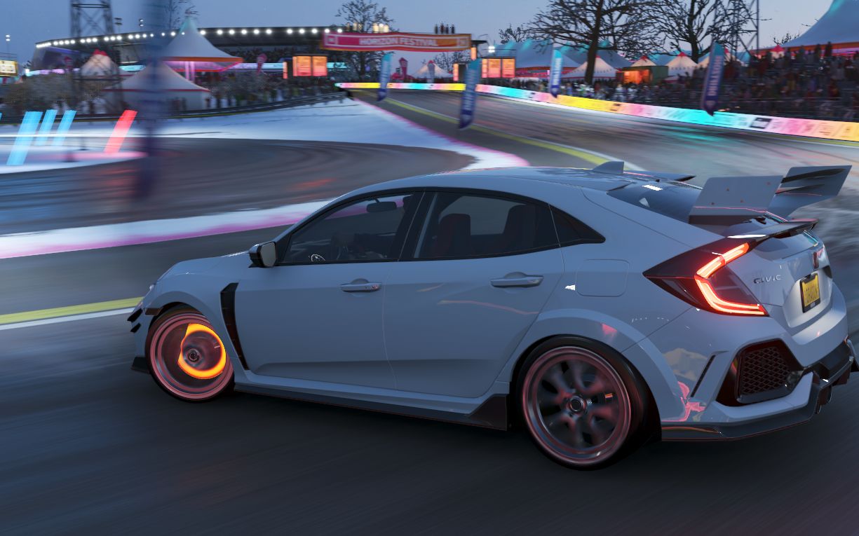 地平线4最强买菜车【本田 思域 type r 2018】试玩