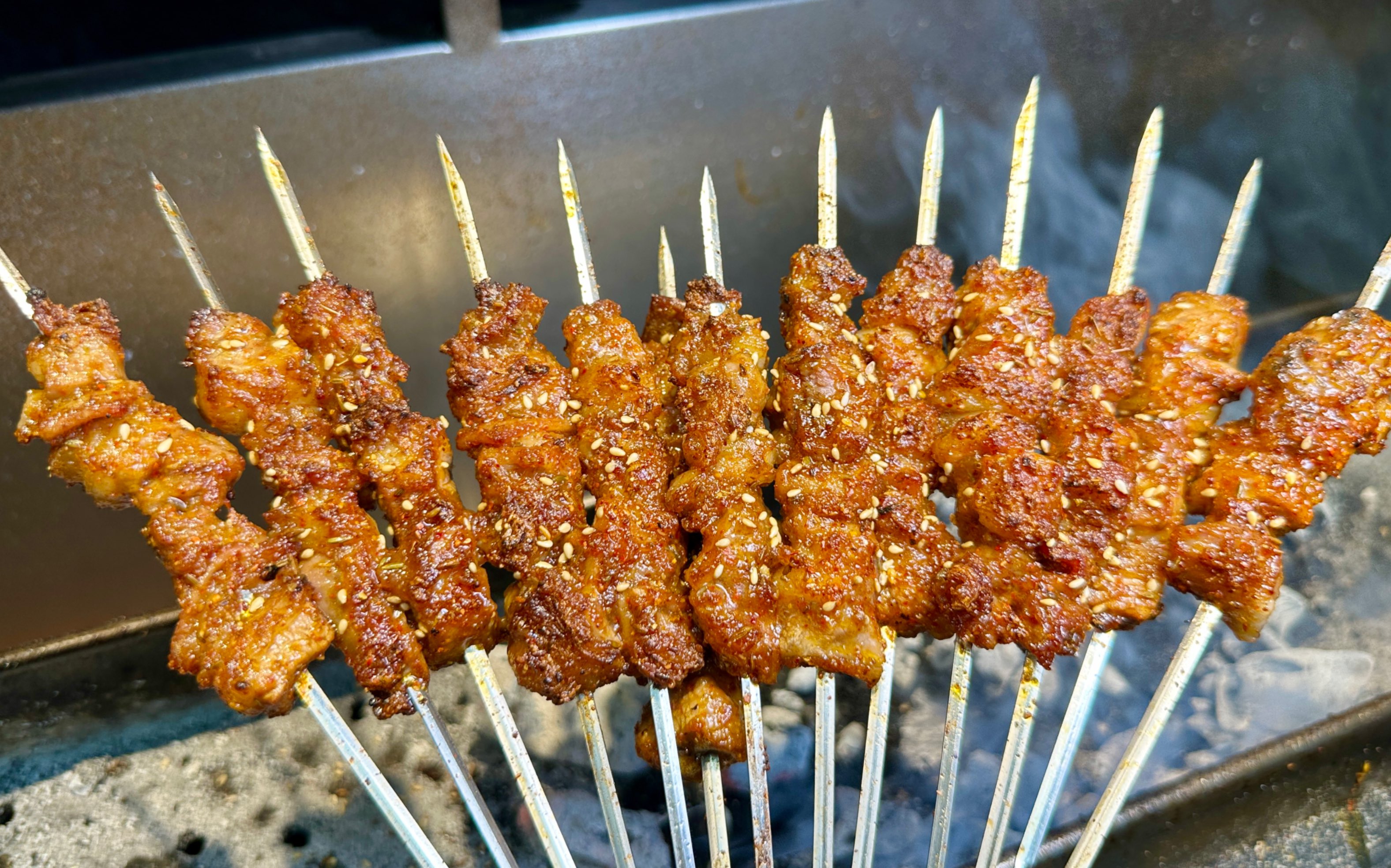 羊肉串到底怎么烤才好吃? 这个视频就告诉你烤羊肉串不老不柴还好吃的诀窍哔哩哔哩bilibili