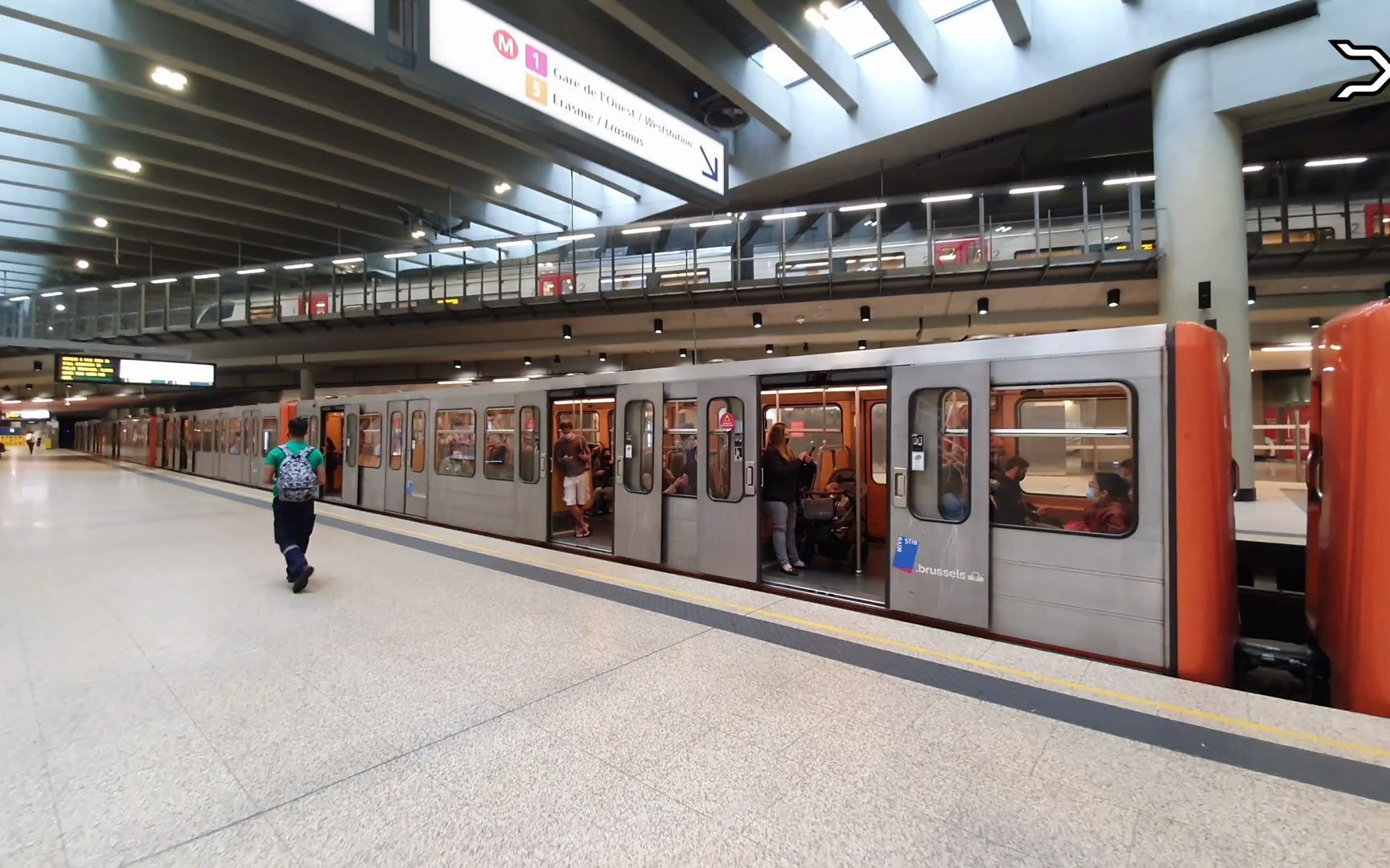 布鲁塞尔地铁2021 新地铁m7线拍摄