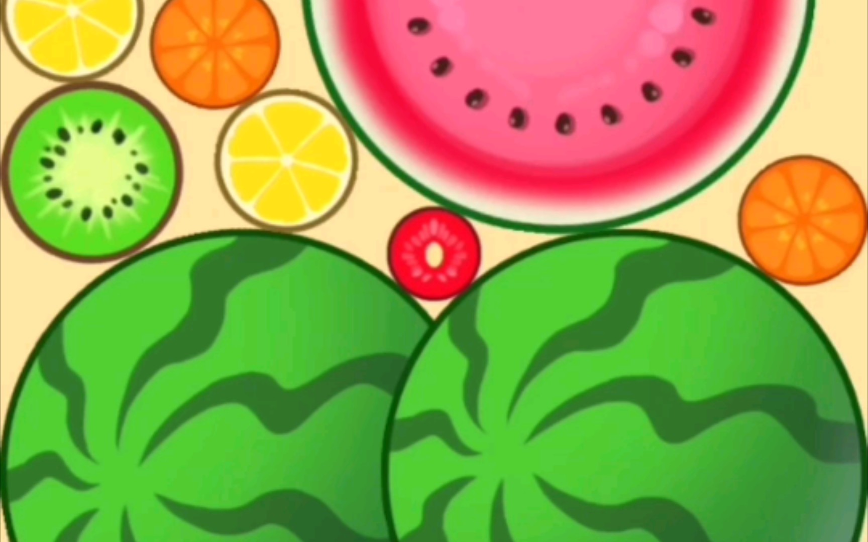 合成两个半大西瓜91【75】