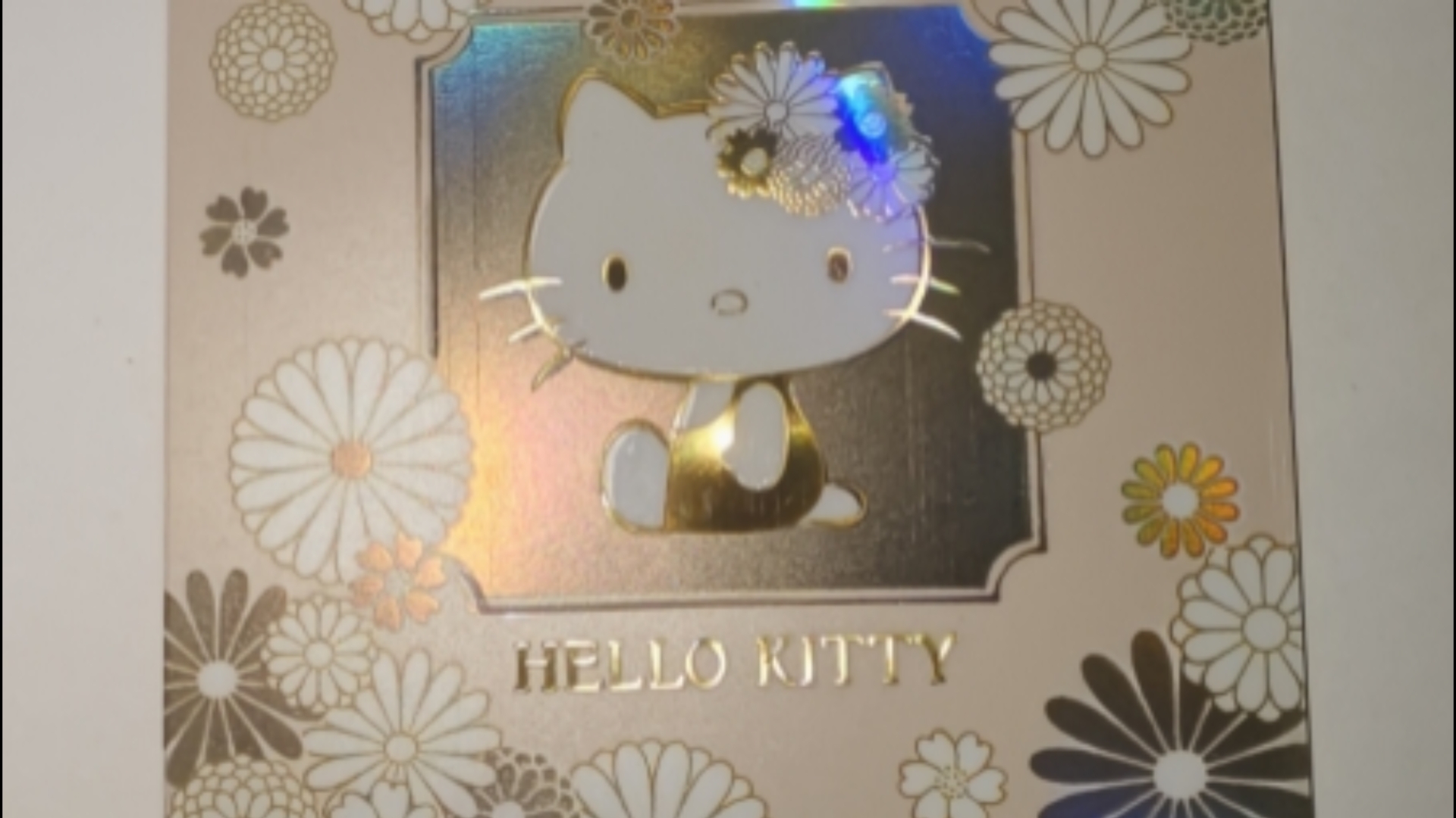 招商银行金卡借记卡 最漂亮的金卡联名卡面 凯蒂猫 Hello Kitty哔哩哔哩bilibili