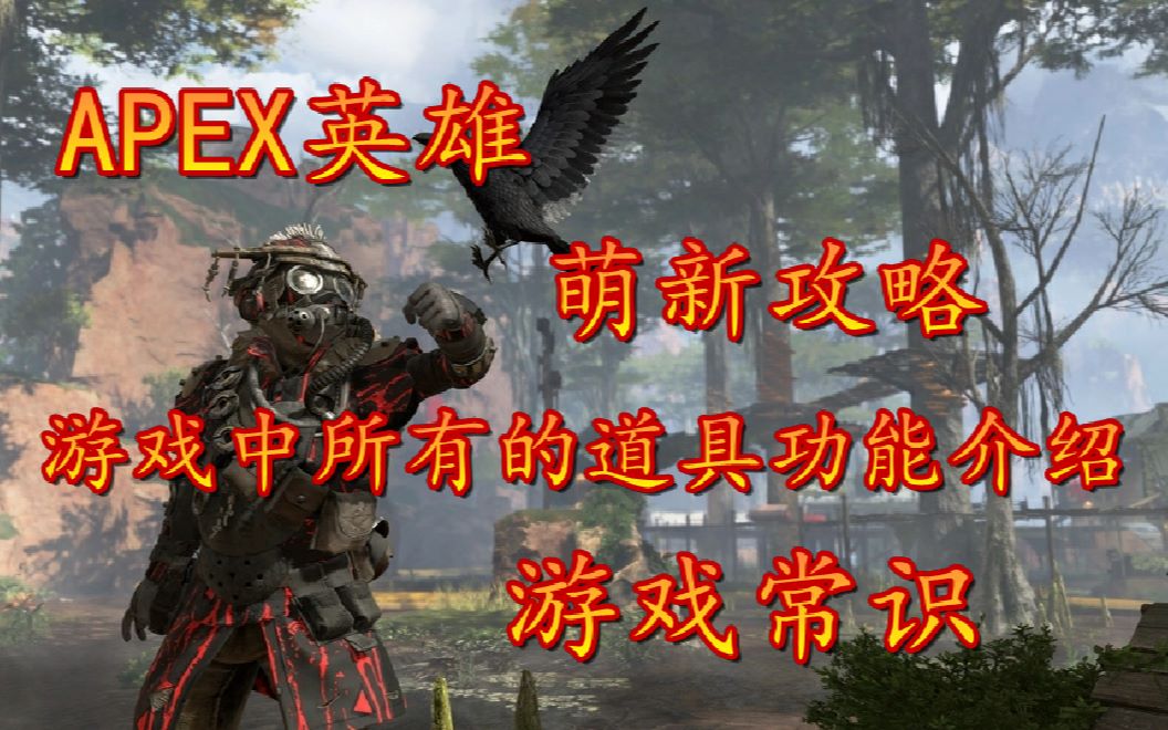 【Apex英雄】萌新必须要了解的道具功能以及游戏常识哔哩哔哩bilibili