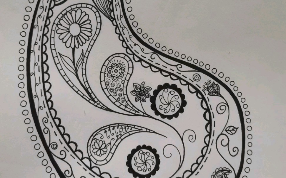 佩斯利花纹首次尝试