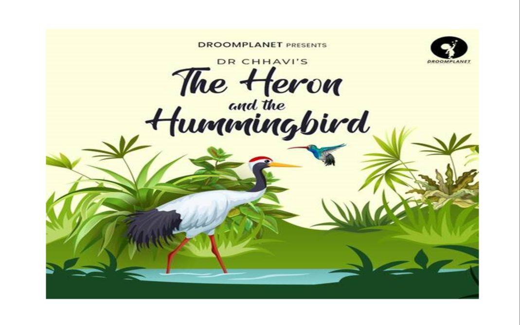 [图]带字幕听故事学英语🍁 The Heron and the Hummingbird《苍鹭与蜂鸟 》