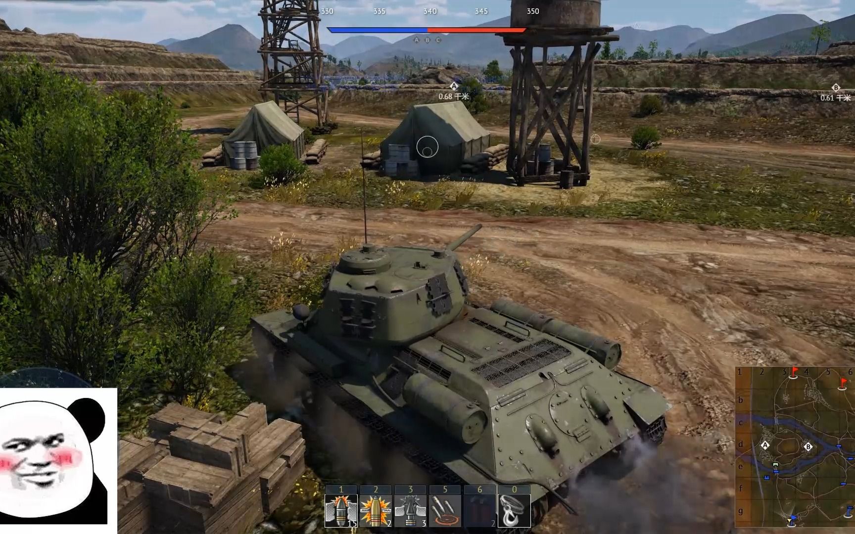 带有运气的t-34-85_战争雷霆