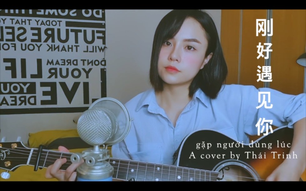 [图]Gặp Người Đúng Lúc - 刚好遇见你 - Thái Trinh cover (song ngữ Việt - Trung)