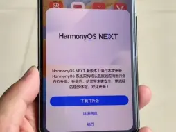 Download Video: 鸿蒙next系统升级完整全过程
