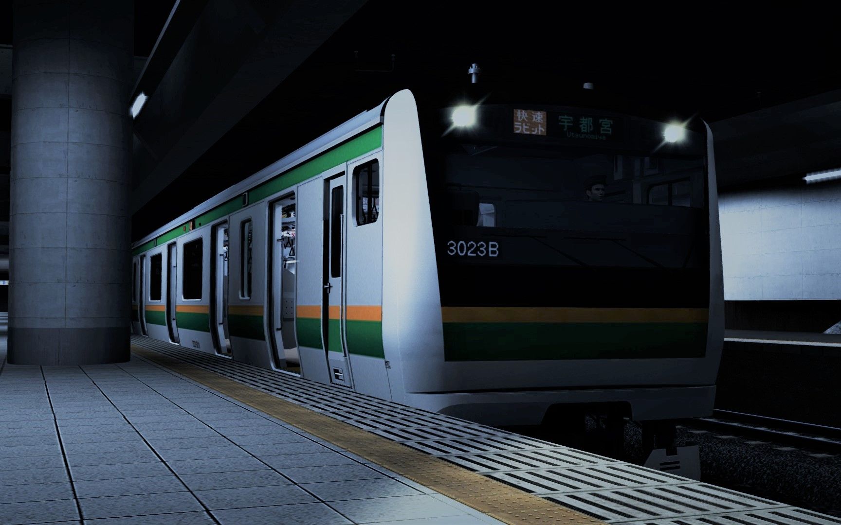 tsc模拟火车上野东京线上野-大宫前方展望