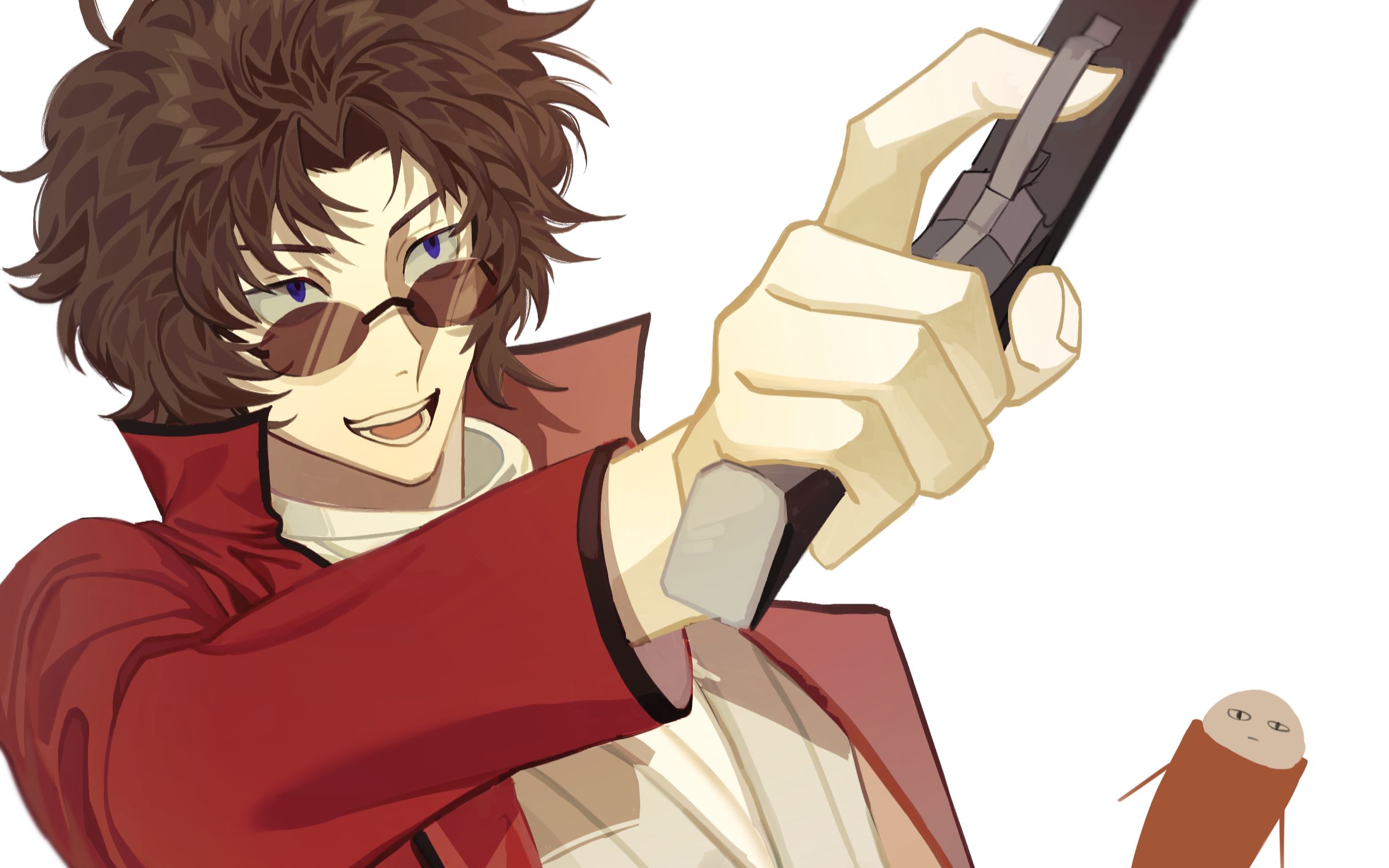 银魂绘画坂本辰马摸鱼上色记录