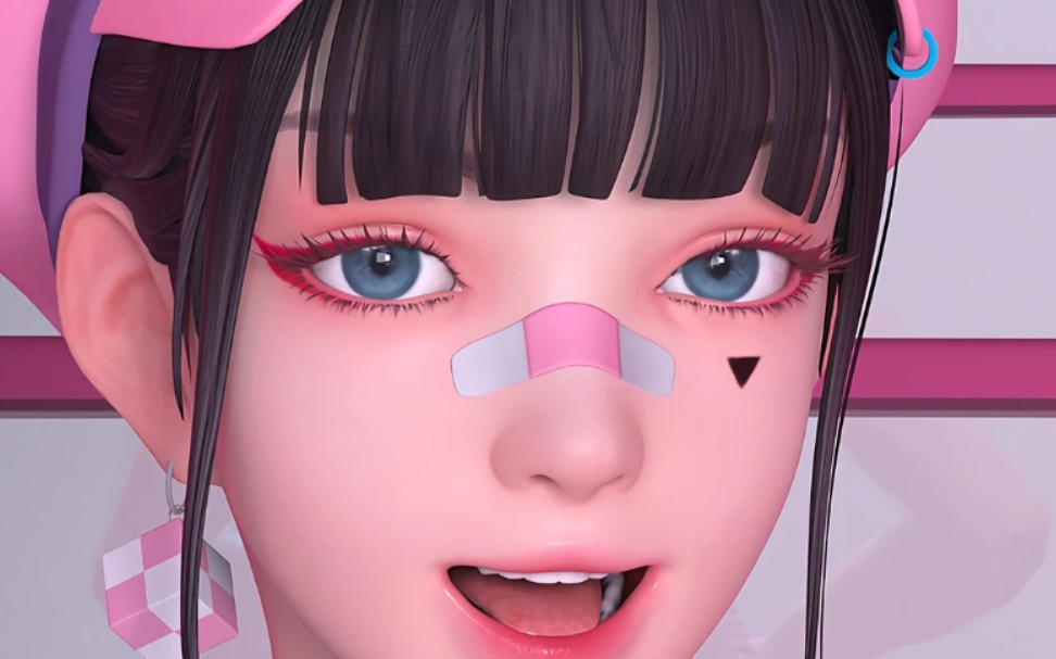 赛博朋克风格奇幻少女