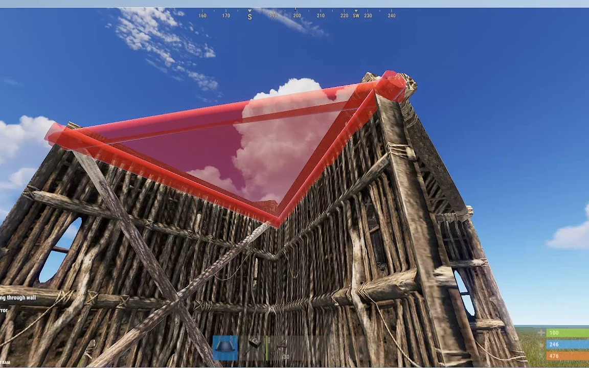 rust建筑教学分离地基的多层防炸屋顶搭建方法