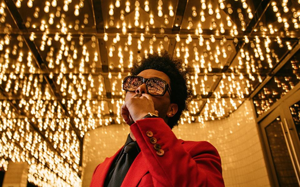 the weeknd -  blinding lights  (live on jimmy kimmel live!