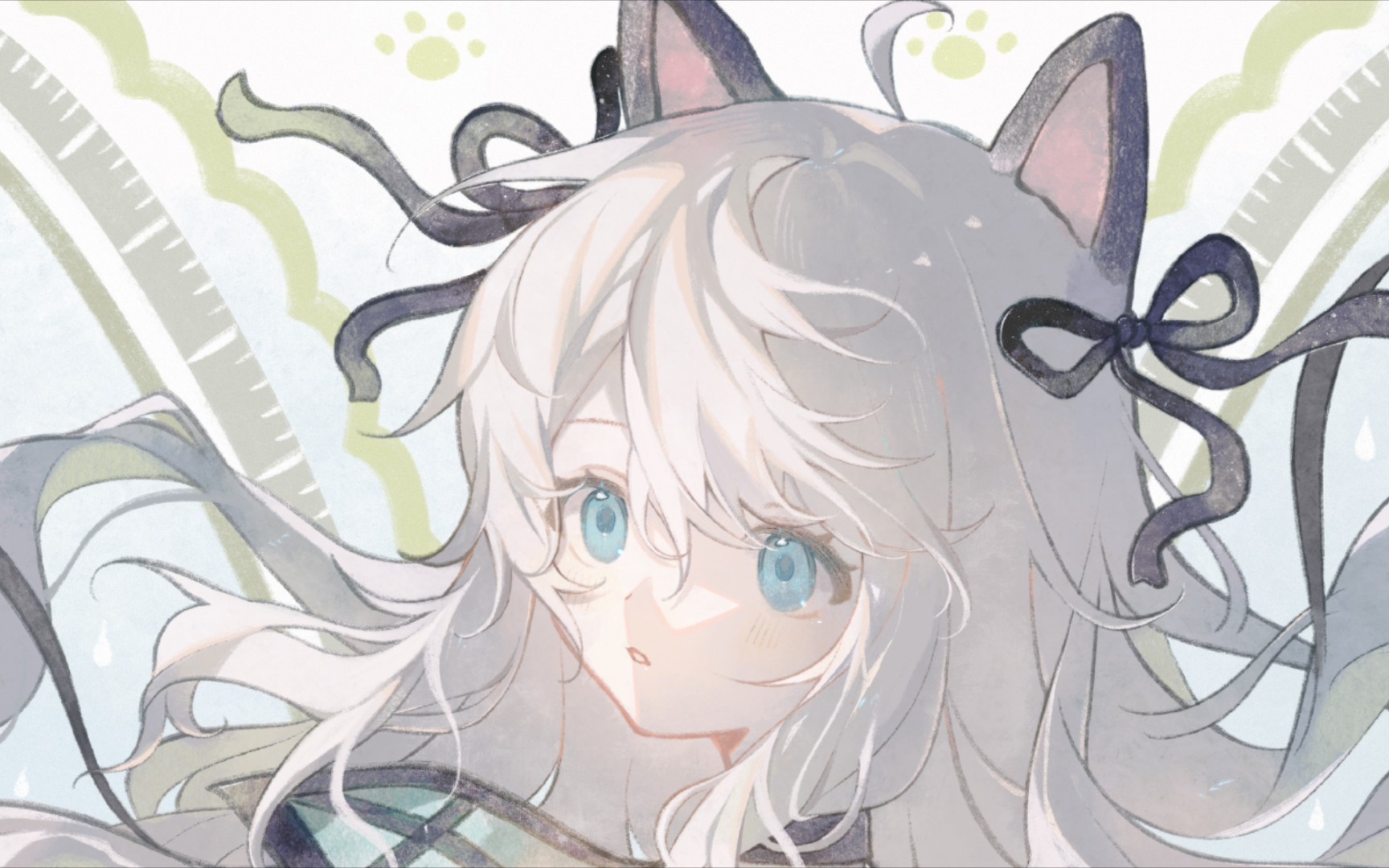 【明日方舟/绘画过程】薄绿