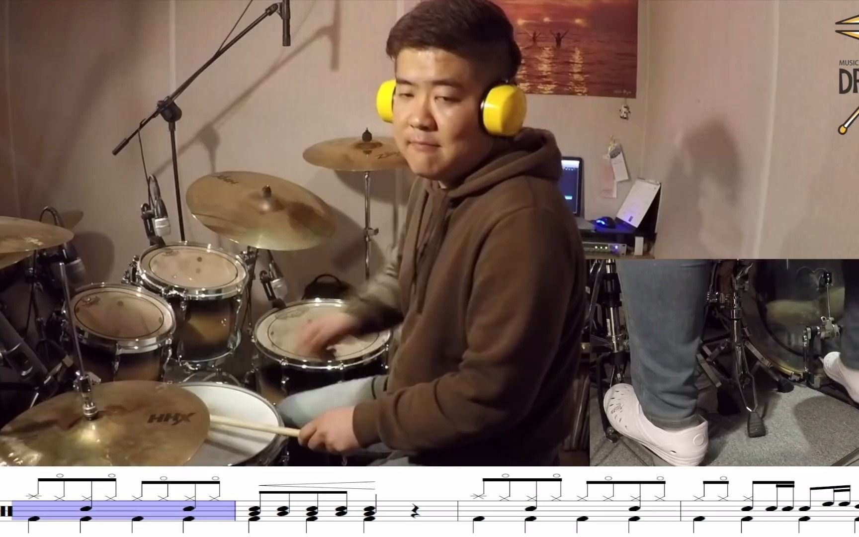 [图]Sunny_Boney_M-Drum_Cover_架子鼓动态鼓谱