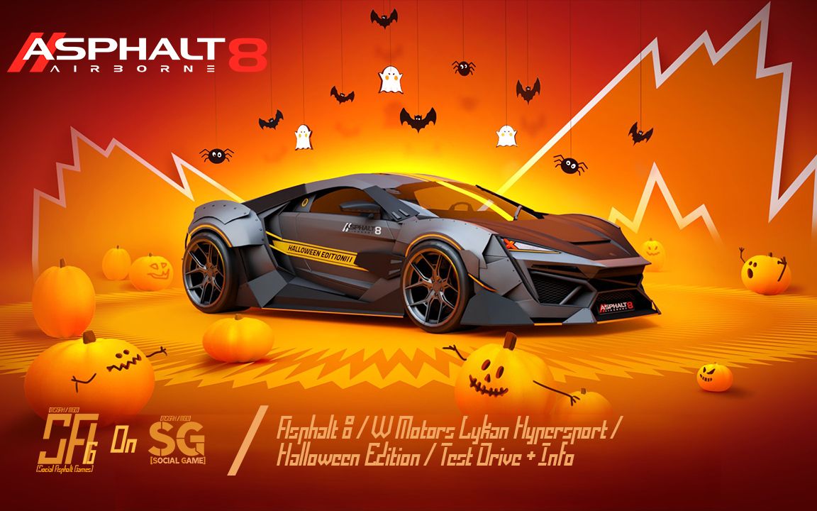 [Asphalt 8 (狂野飙车8/A8)] WC Lykan Hypersport Halloween Edition | Test Drive + Info狂野飙车8