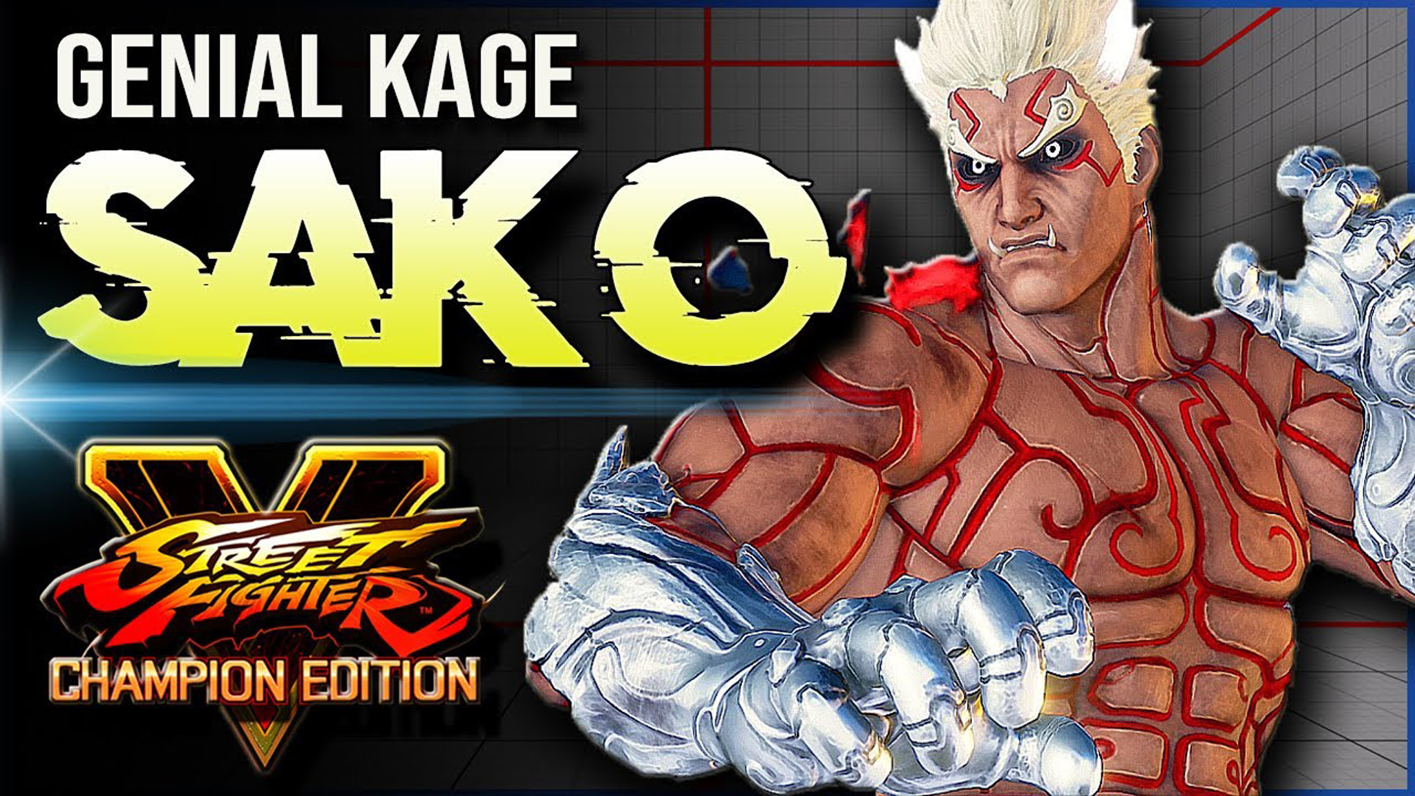 街霸 5:sako(影隆)冠军赛,1 对 5 车轮战