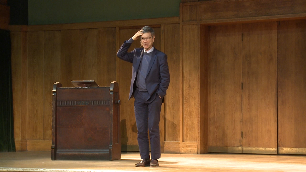 与杰夫·萨克斯(jeff sachs)杰弗里·萨克斯(jeffrey sachs)探讨了