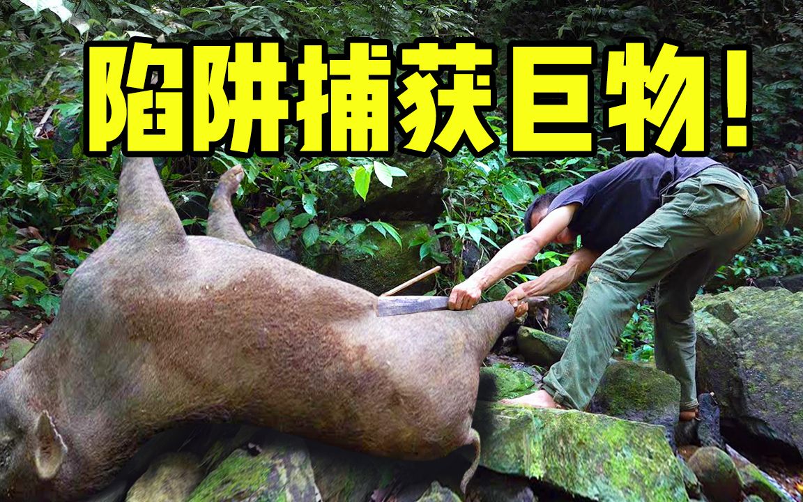 [图]【原始丛林人】热带雨林生存挑战，开局一把刀，现实版绝地求生！