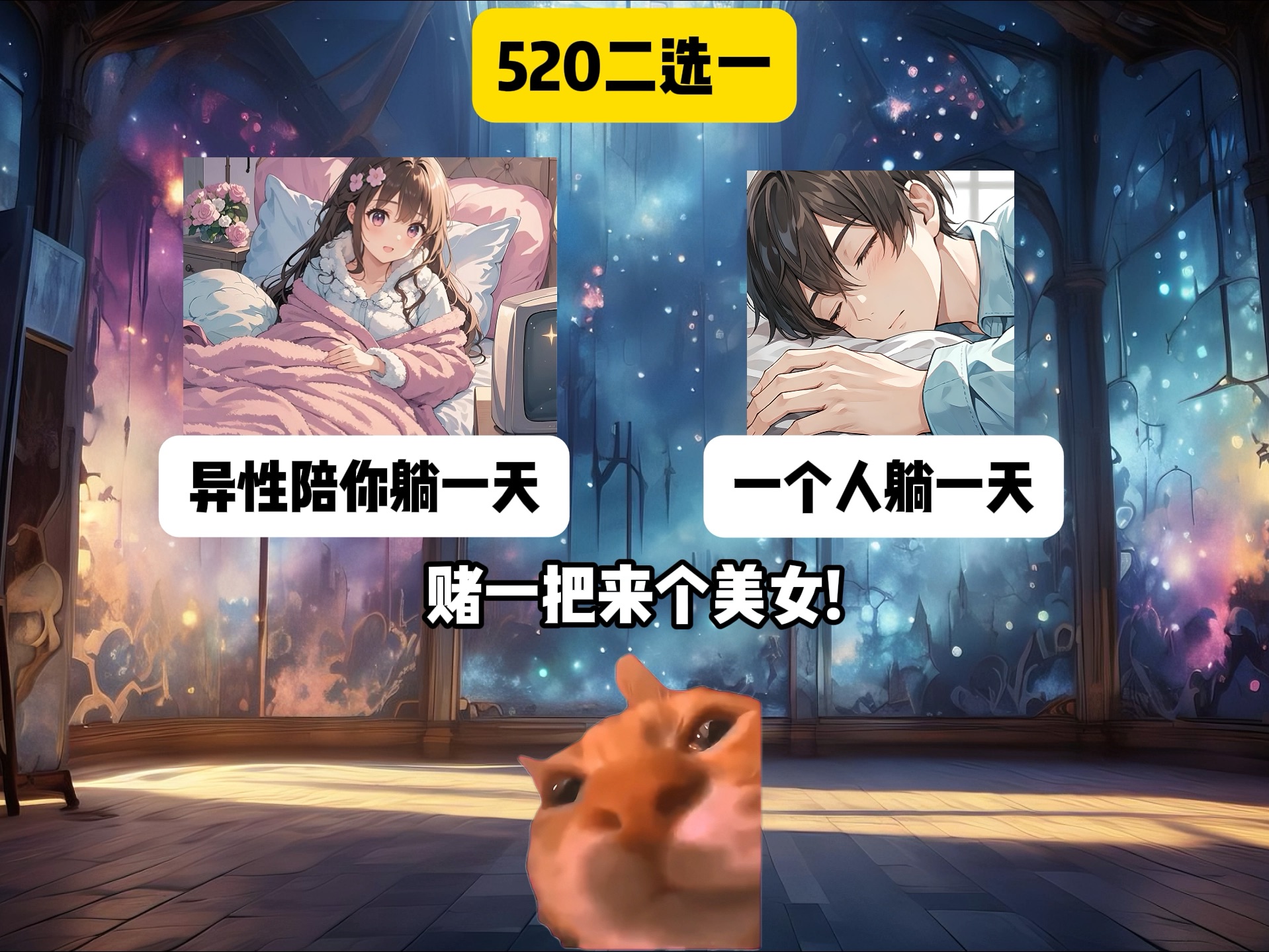 520二选一#猫meme#内容过于真实#搞笑#520