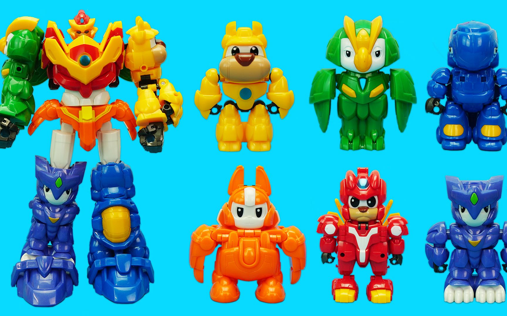 星原小宝2玩具开箱:v5战神六合一变形玩具