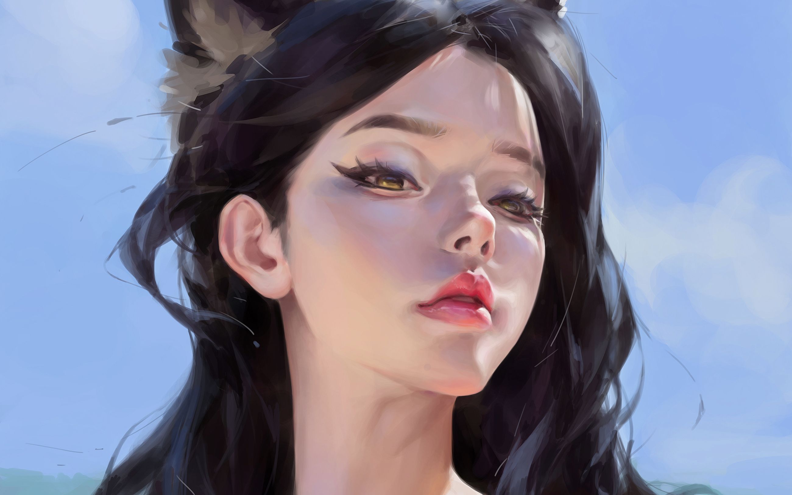 练习一张天光 阿狸cos 这个角度好喜欢