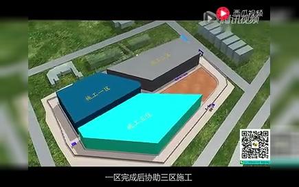 打桩及基坑支护工程施工动画(灌注桩+扩大头锚杆)哔哩哔哩bilibili