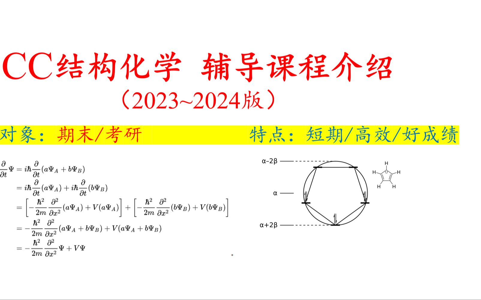 CC结构化学辅导课程介绍(2023~2024版)哔哩哔哩bilibili