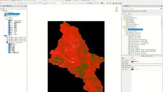 基于ENVI和ArcGIS的土地荒漠化分级（综合坡度，植被覆盖度，碳酸盐出露面积三项指标）
