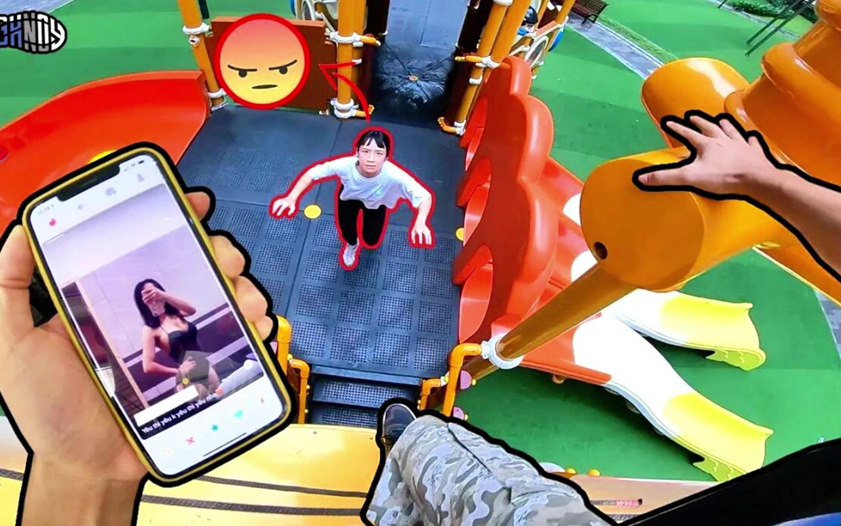 如果你被陌生的女孩子表白,第一视角跑酷逃跑!