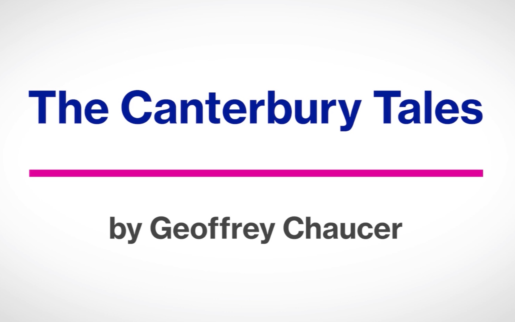 [图]【英字】The Canterbury Tales | Geoffrey Chaucer