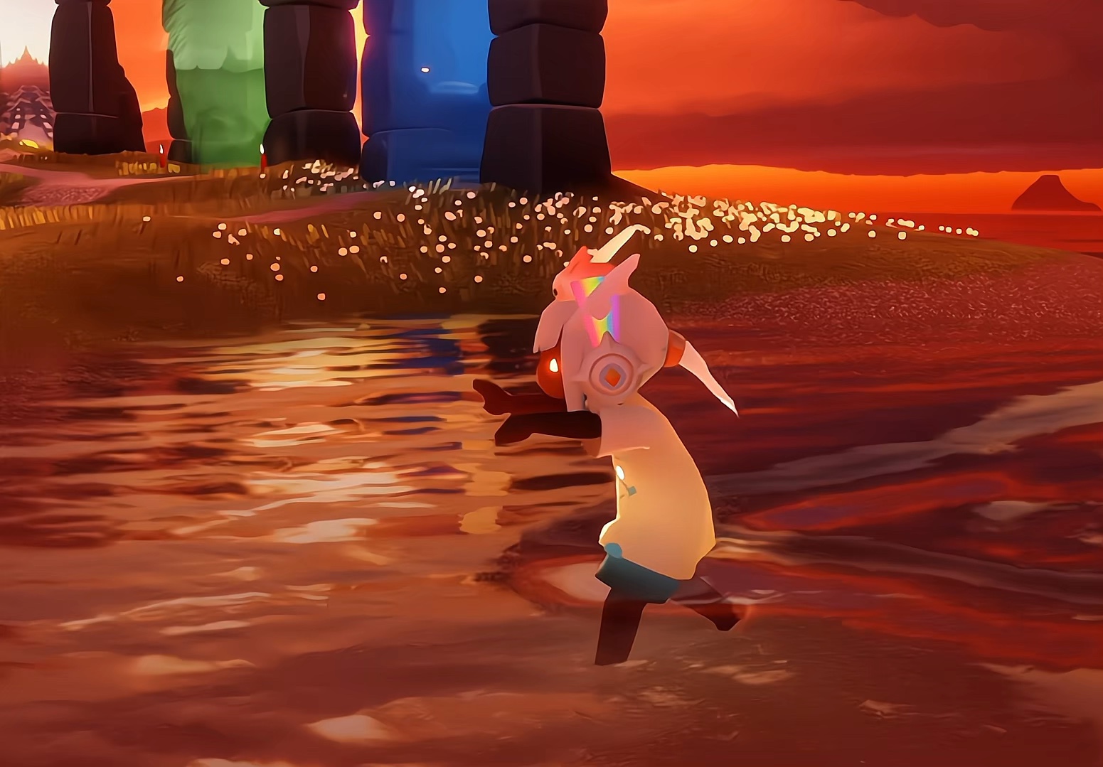 【光遇】哈哈哈哈小家伙怎么个事#sky光遇 #装点光遇心巢#光遇周年庆