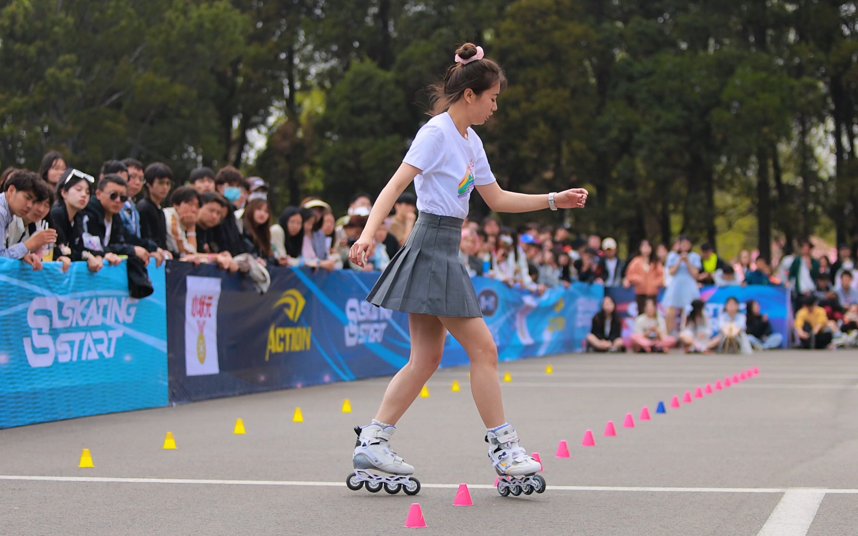 No.1 张洁 2023第十九届北戴河自由式轮滑公开赛 大学女子组哔哩哔哩bilibili