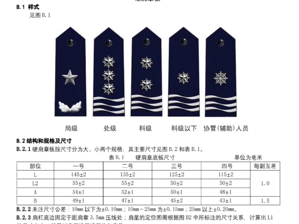 渔政职级肩章哔哩哔哩bilibili