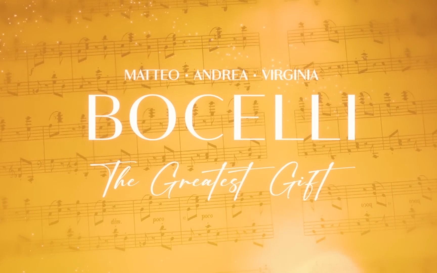 [图]Andrea Bocelli：最棒的礼物 - The Greatest Gift