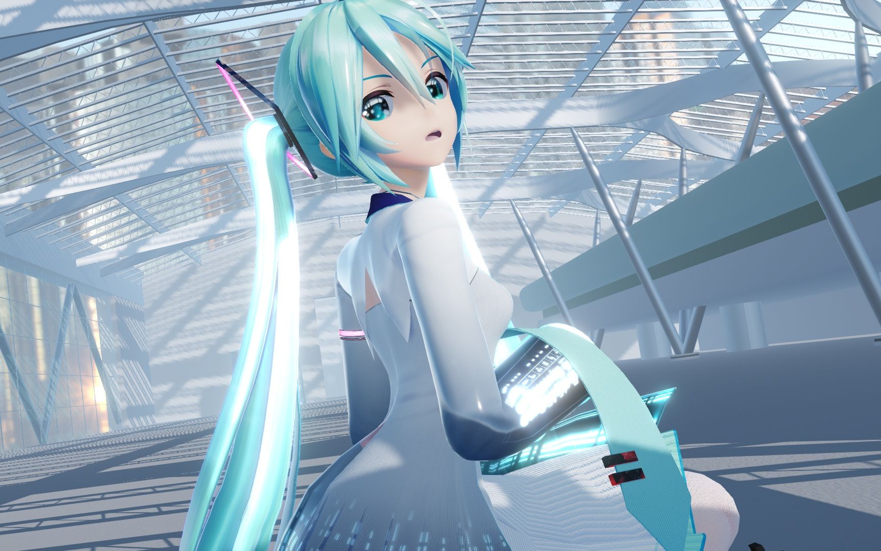 mmd初音未來,要彬彬有禮哦