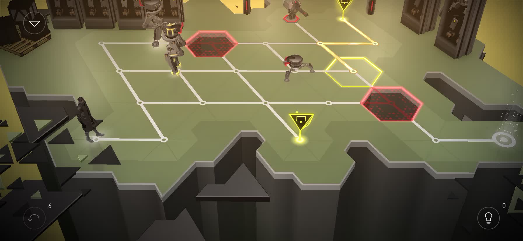 秘密行动解谜游戏ios版《突出重围:出击deus ex go》关卡33