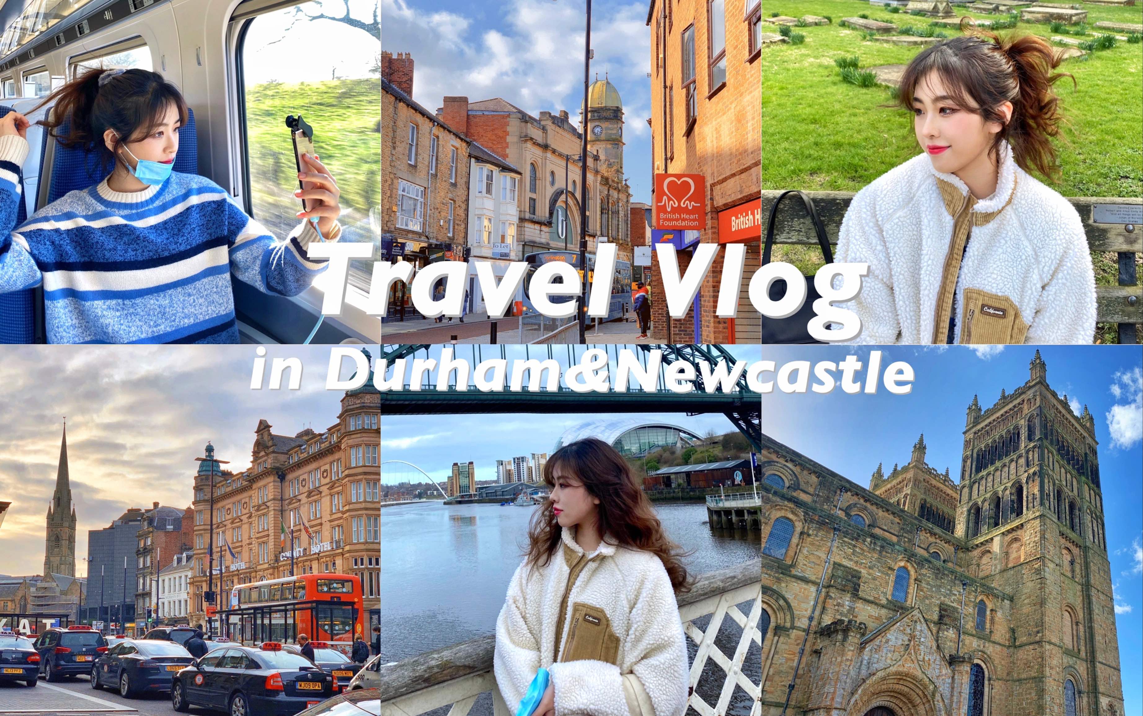 英国旅游Vlog|杜伦纽卡斯尔一日游,Travel Vlog in Durham and Newcastle哔哩哔哩bilibili