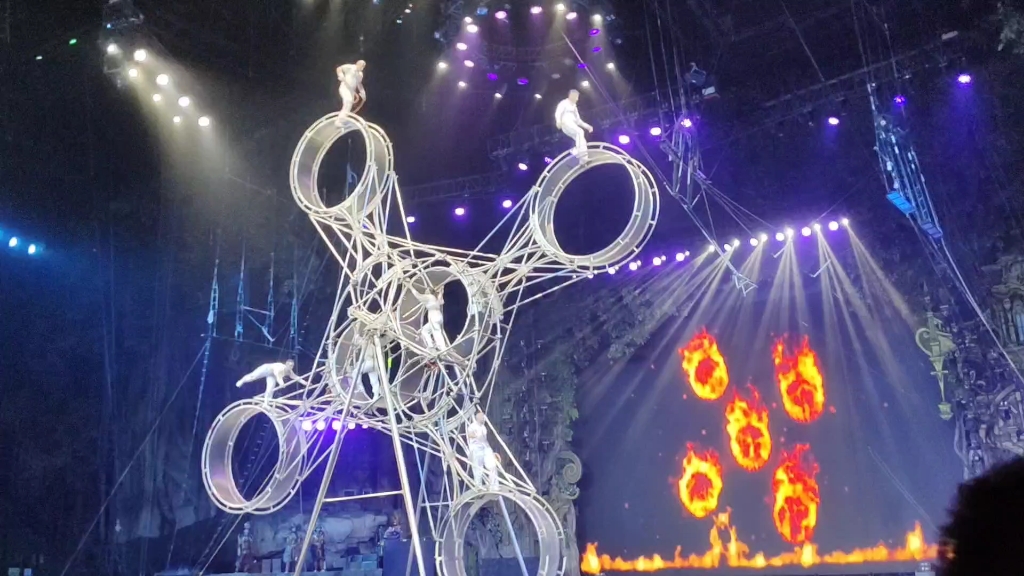 马戏团表演--魔幻火轮