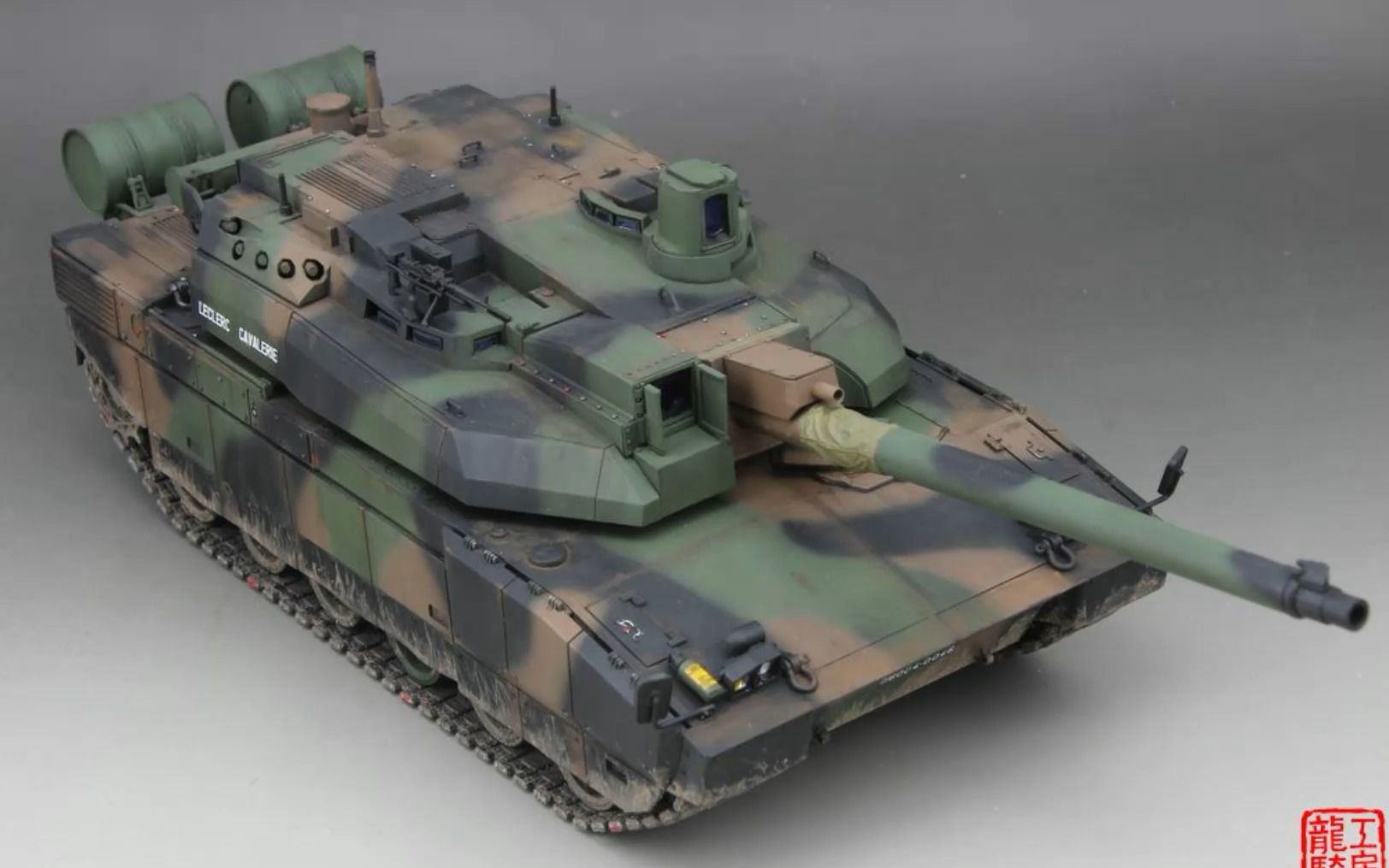 坦克模型:田宮1/35法國勒克萊爾主戰坦克完成品_嗶哩嗶哩_bilibili