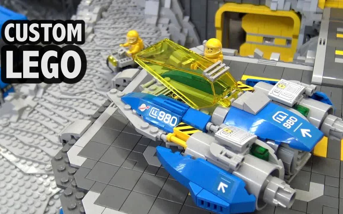 乐高经典太空探索基地moc2019年积木世界