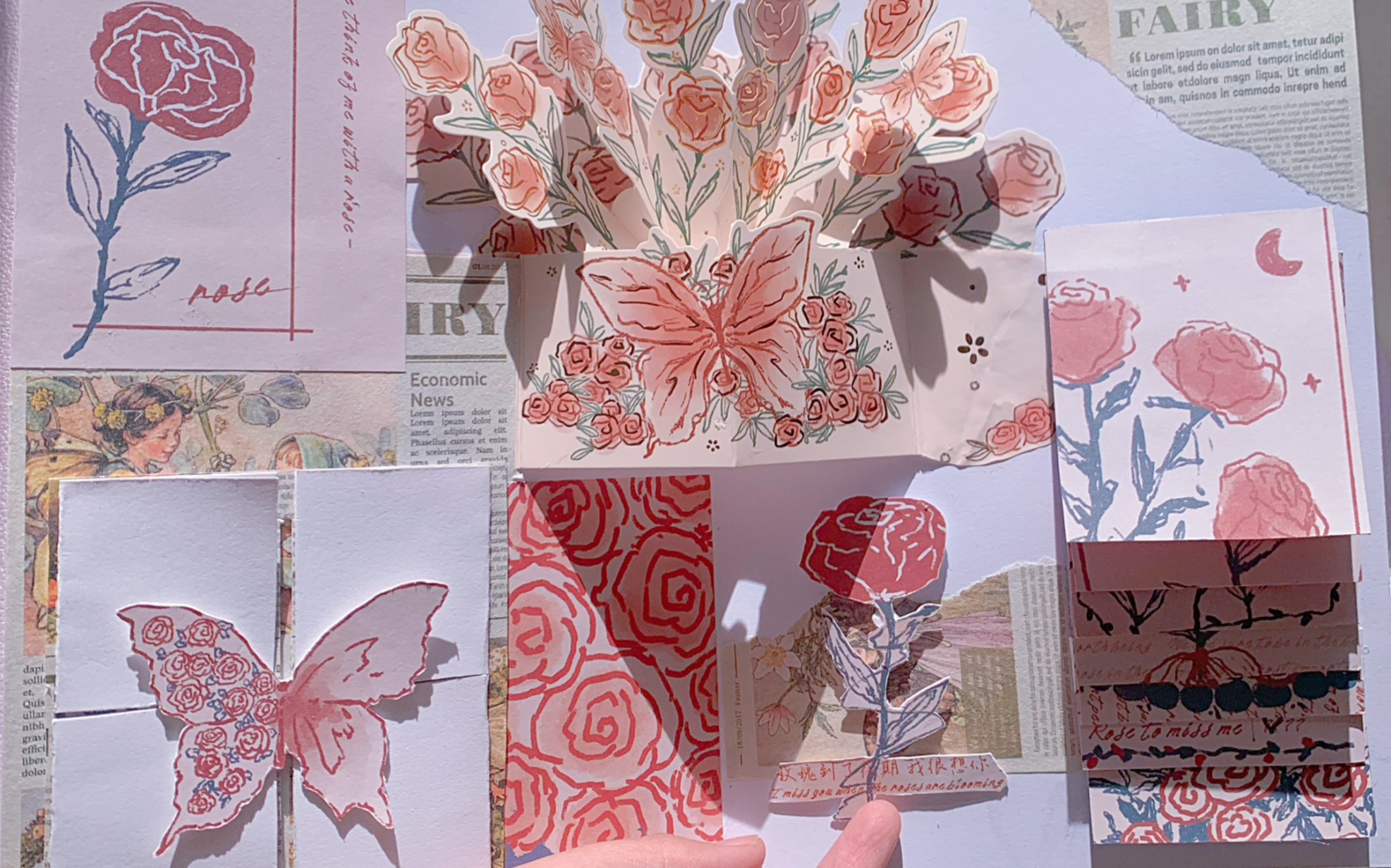 绝美玫瑰立体书|长路奉献给远方,玫瑰奉献给爱情.超适合当礼物的一款