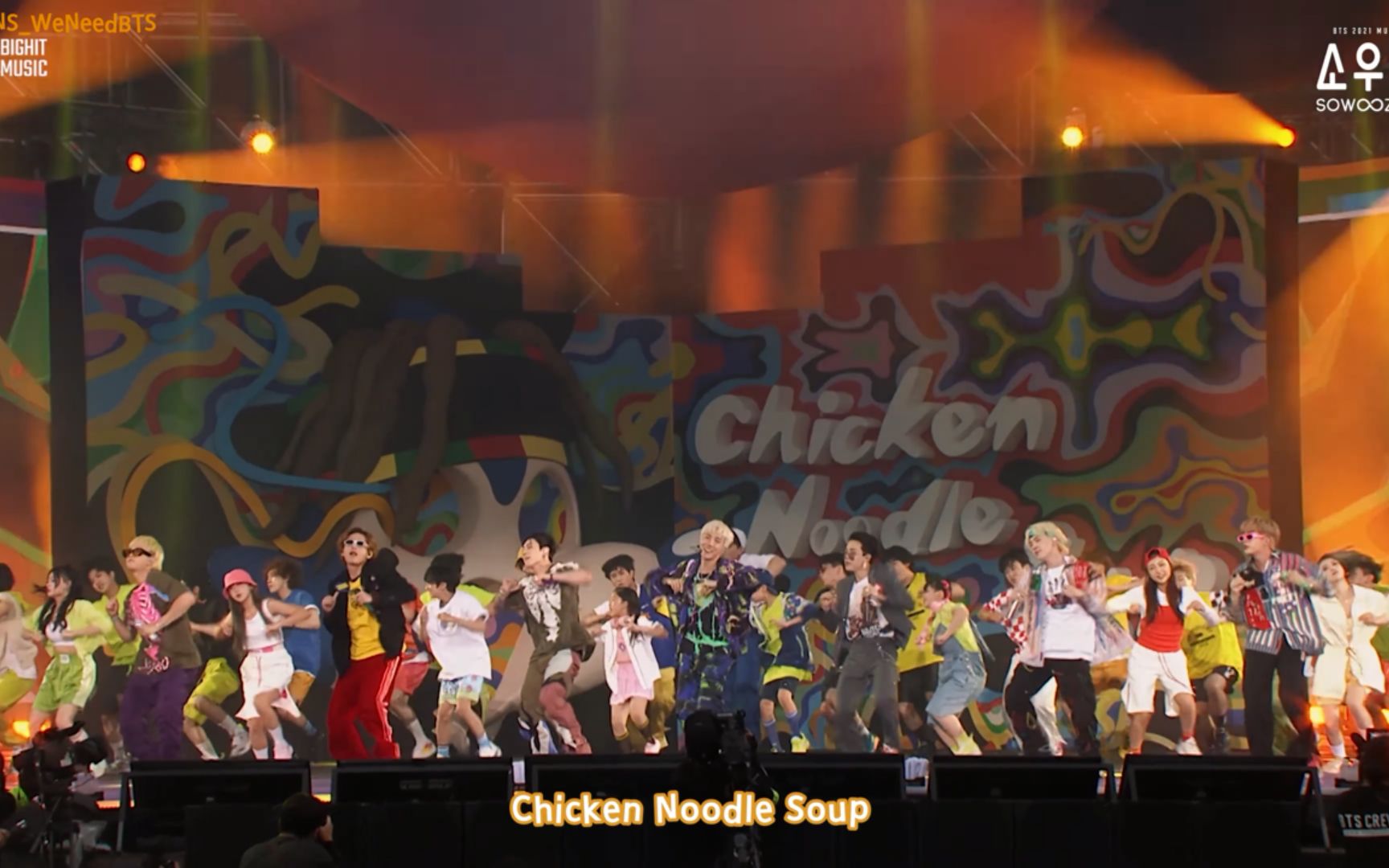 [图]【WNS中字】220428 Chicken Noodle Soup 改词版 @2021 MUSTERSOWOOZOO