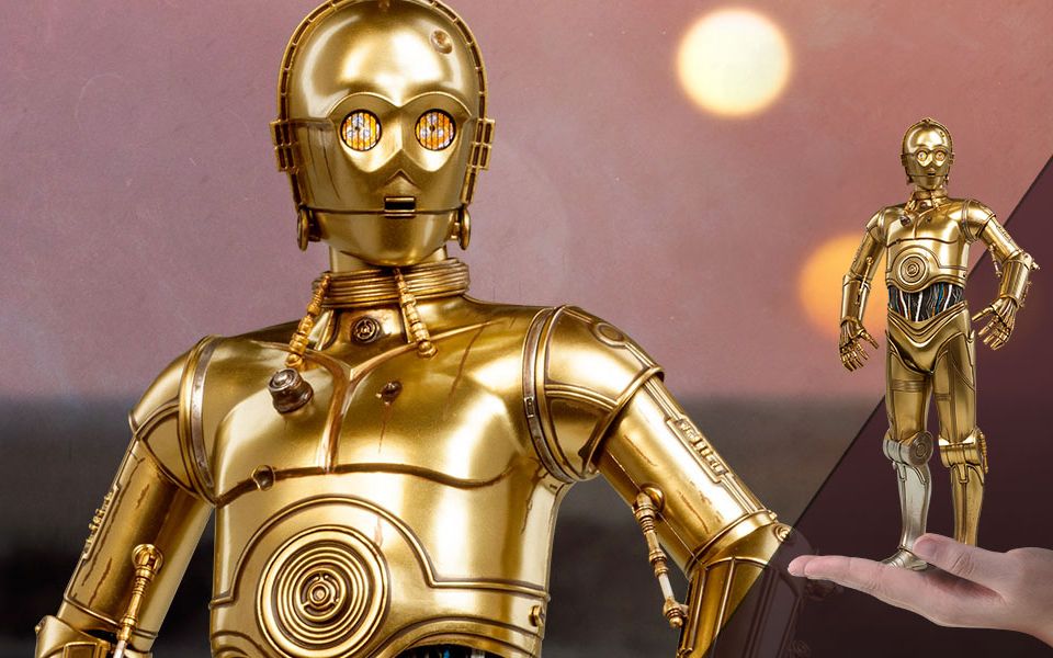 sideshow / 星战系列 c-3po 经典造型收藏版可动人偶(1/6)